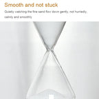 Hourglass Timer | Borosilicate Glass & Beechwood Base | 30/15 Min