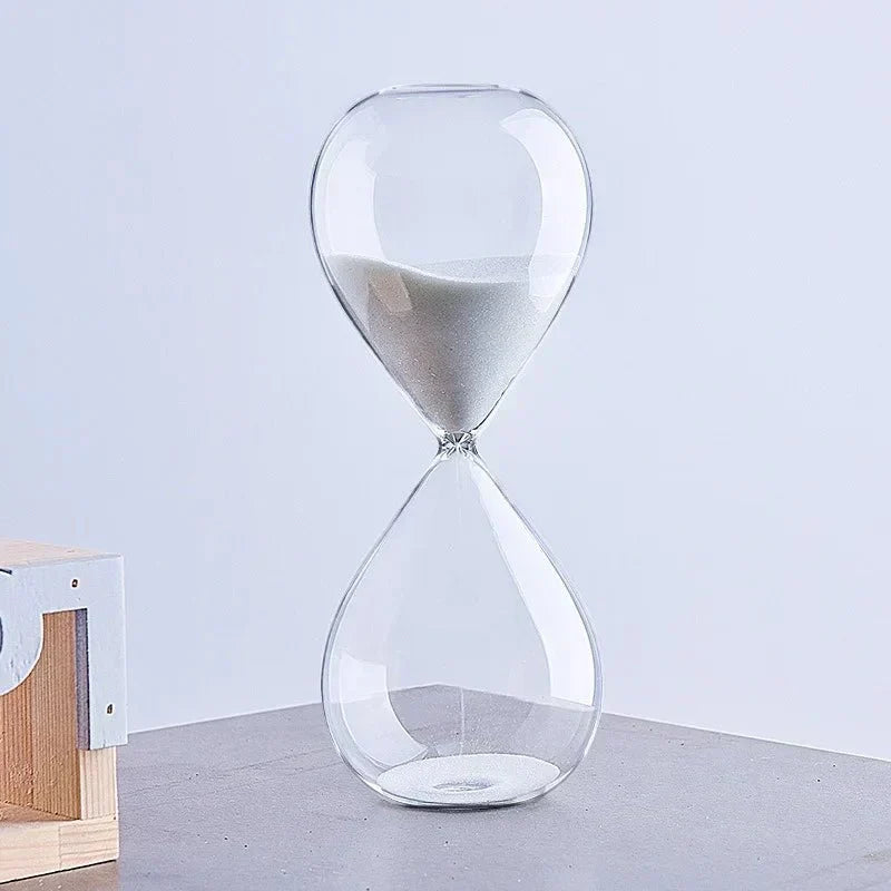 Hourglass Timer | Glass & Fine Sand | 5–60 Min Options