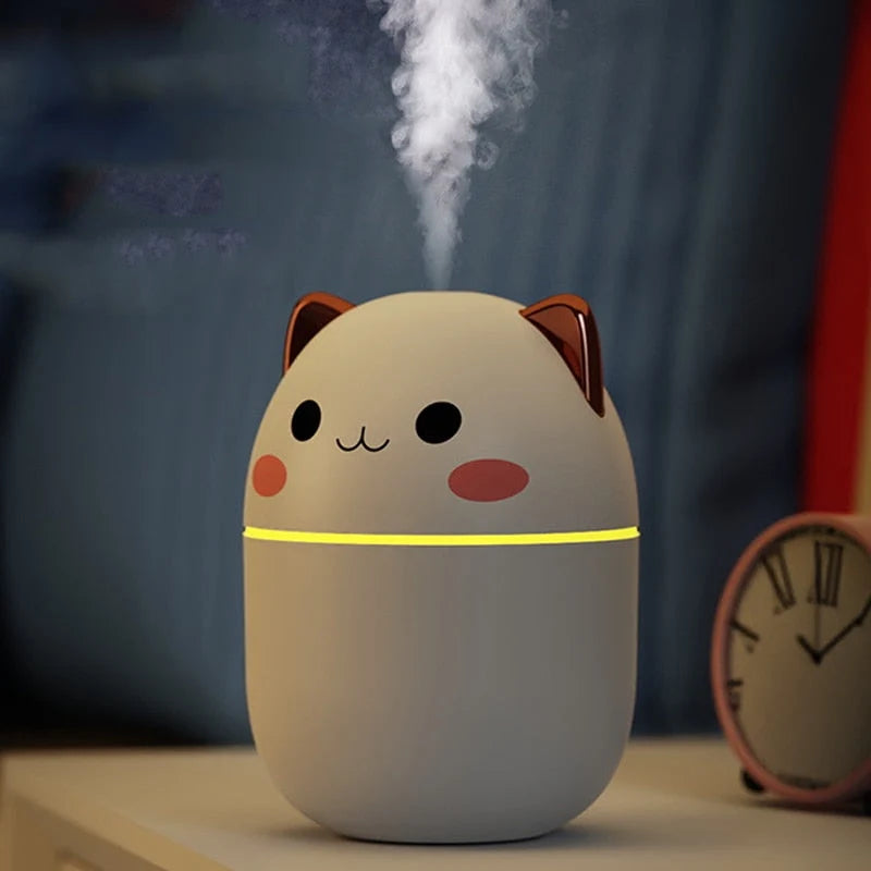 Humidifier | Soft-Glow Night Light & 2 Spray Modes | 200 ml Tank