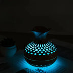 Humidifier | Wood Grain & LED Night Light | For Home & Office
