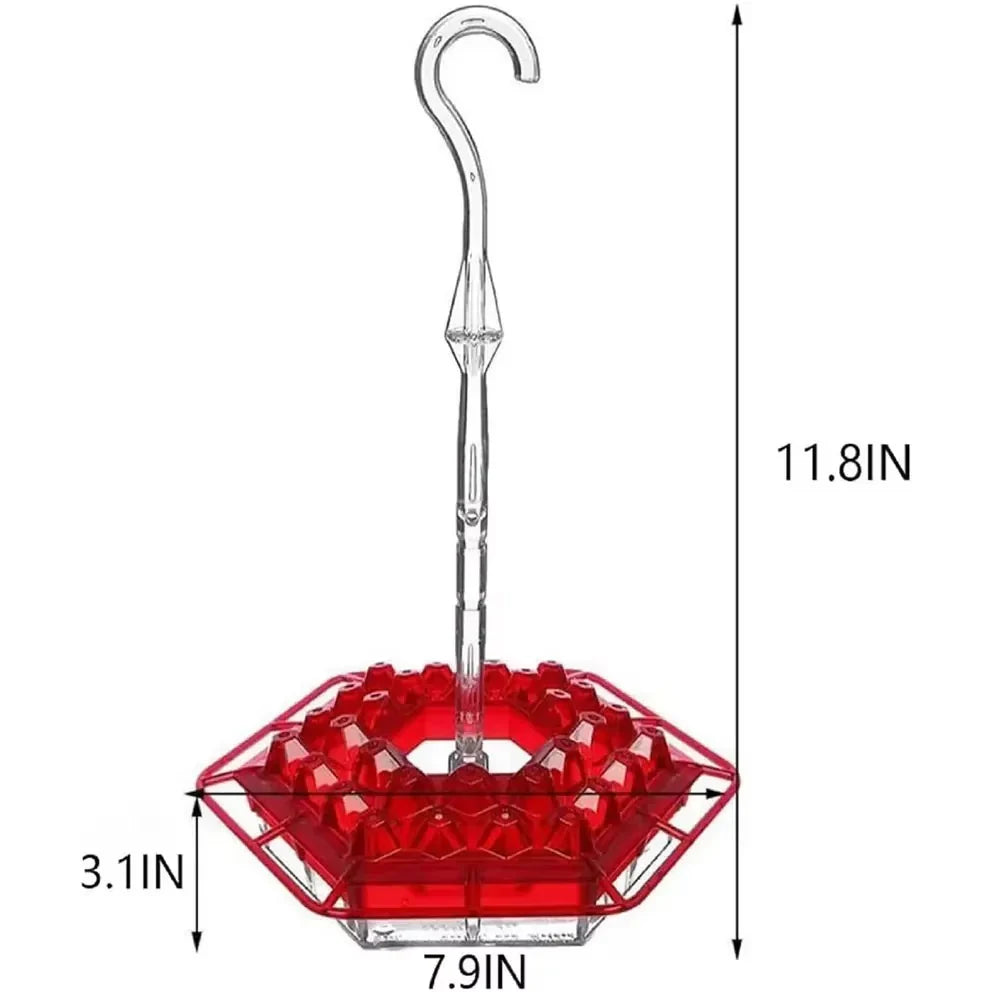 Hummingbird Feeder | Ant-Proof & Leak-Proof | 30 Feeding Ports