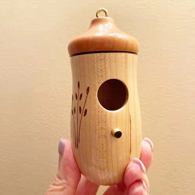 Hummingbird House | Handcrafted Natural Wood & Garden Decor | Multiple Styles