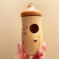 Hummingbird House | Handcrafted Natural Wood Garden Decor | Multiple Styles