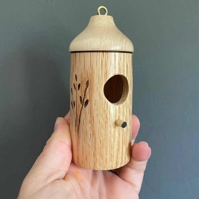 Hummingbird House | Handcrafted Natural Wood & Garden Decor | Multiple Styles