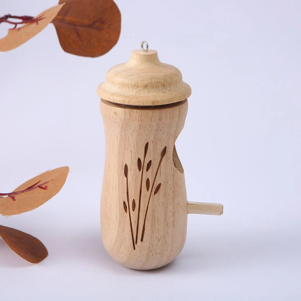 Hummingbird House | Handcrafted Natural Wood Garden Decor | Multiple Styles