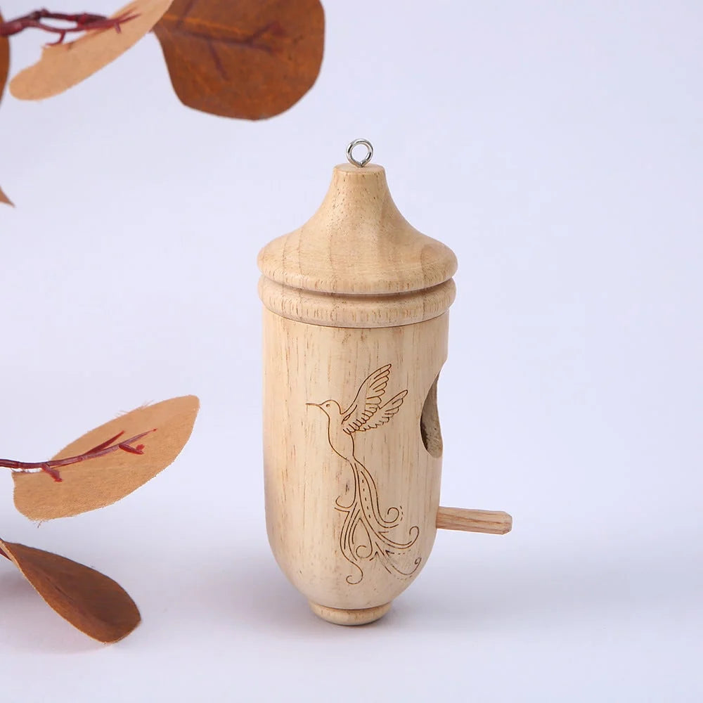 Hummingbird House | Handcrafted Natural Wood & Garden Decor | Multiple Styles