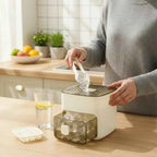 Ice Cube Tray | Push-Button Release & Hygienic Storage | 48 Cubes