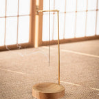 Incense Burner | Handcrafted Wood & Metal | 3.58 x 9.96 in