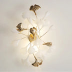Indoor Wall Lamp | Floral Ceramic & Metal | LED Included