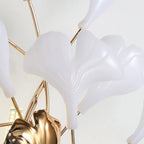 Indoor Wall Lamp | Floral Ceramic & Metal | LED Included