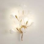 Indoor Wall Lamp | Floral Ceramic & Metal | LED Included