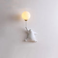 Indoor Wall Lamp with Bear Balloon Motif