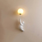Indoor Wall Lamp with Bear Balloon Motif