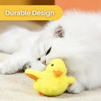 Interactive Cat Toy | Fluttering Wings & Quacking Sound | Rechargeable