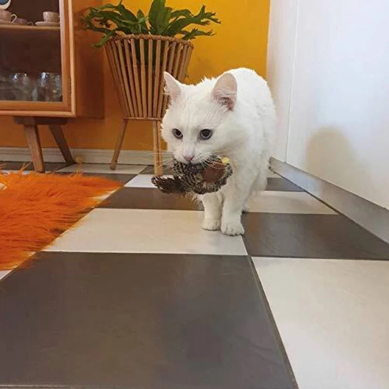 Interactive Cat Toy | Realistic Chirp & Motion | Rechargeable