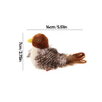 Interactive Cat Toy | Realistic Chirp & Motion | Rechargeable