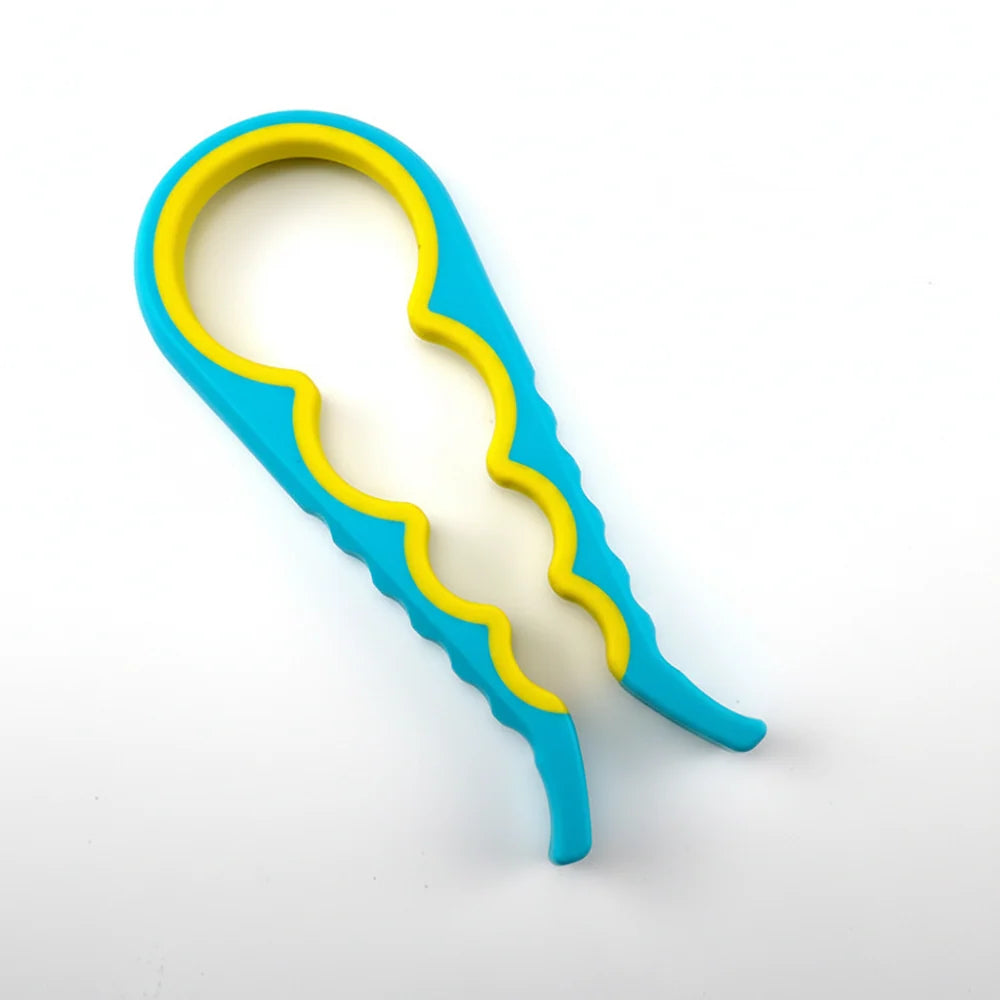 Jar & Bottle Opener | Non-Slip Rubber & Extended Handle | Fits 1–3 in Lids