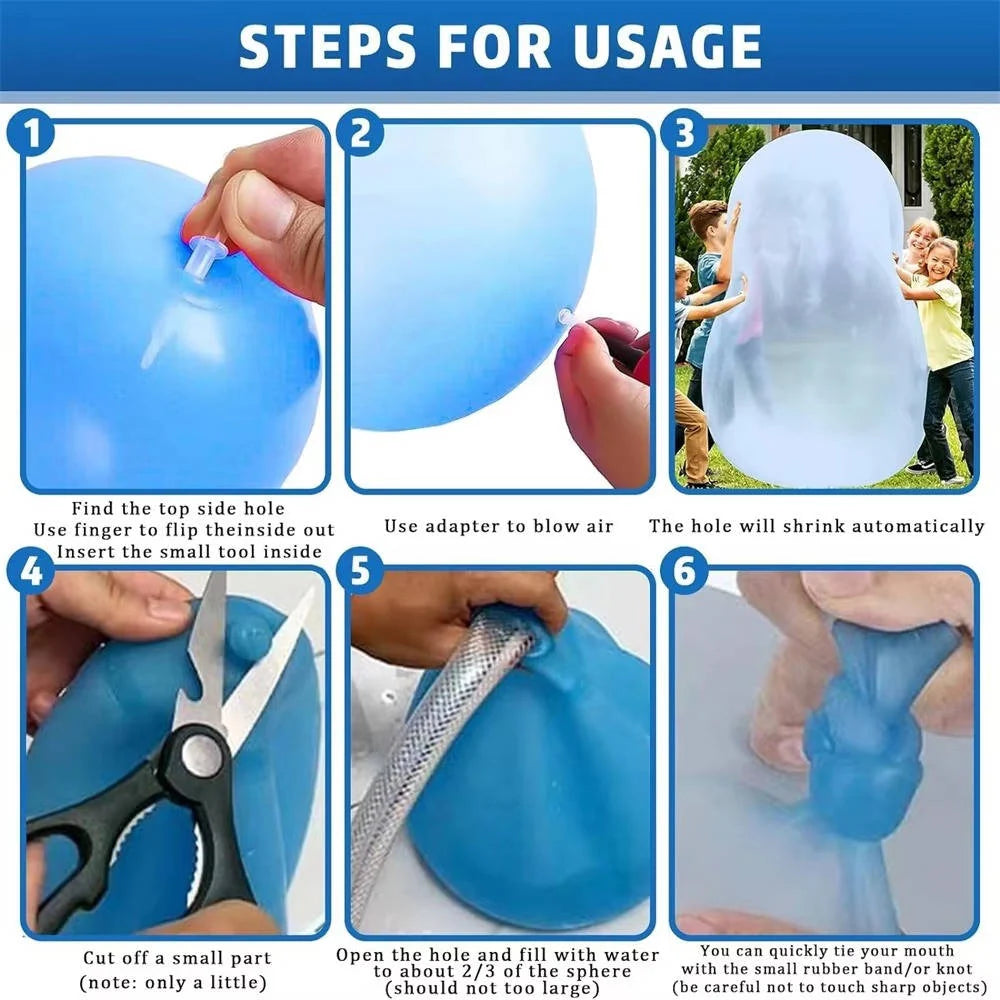 Jelly Balloon Balls | Tear-Resistant & Floats | Set of 3