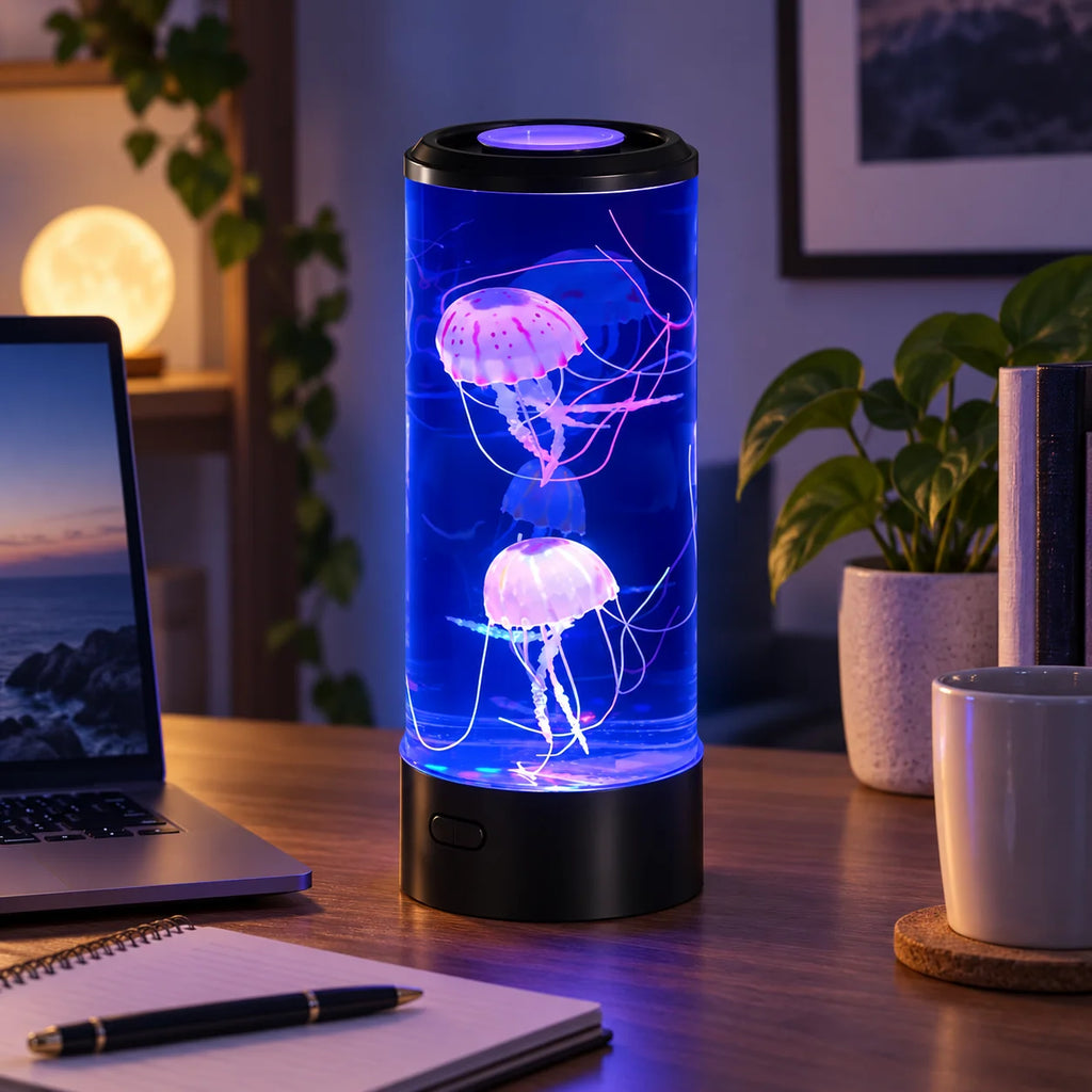 Jellyfish Lamp | Floating Color-Changing & USB-Powered
