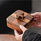 Jewelry Organizer Box | Two-Tone Lid & Sliding Cross Catch