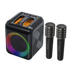 Karaoke Machine | 200W Driver & Two Wireless Mics | Up to 20 Hours