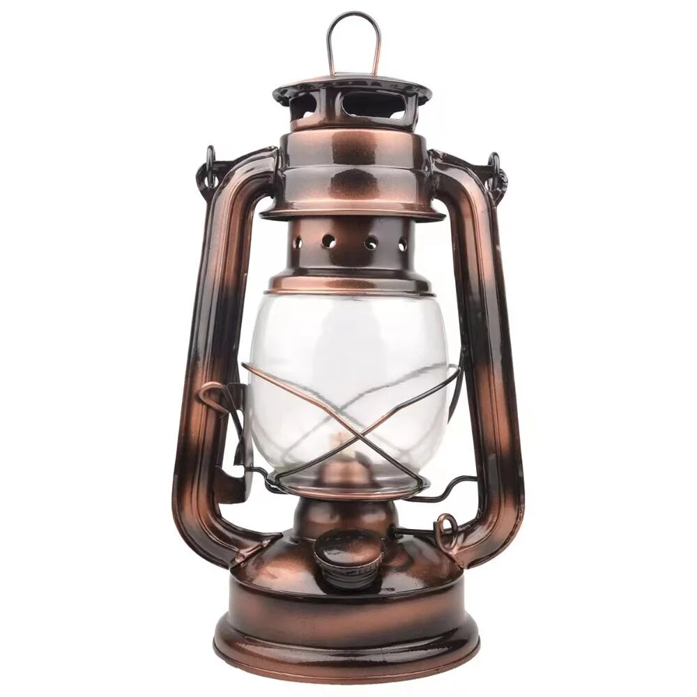 Kerosene Lantern | Weatherproof Metal & Traditional Design | Sizes M & L