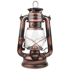Kerosene Lantern | Weatherproof Metal & Traditional Design | Sizes M & L