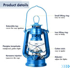 Kerosene Lantern | Weatherproof Metal & Traditional Design | Sizes M & L
