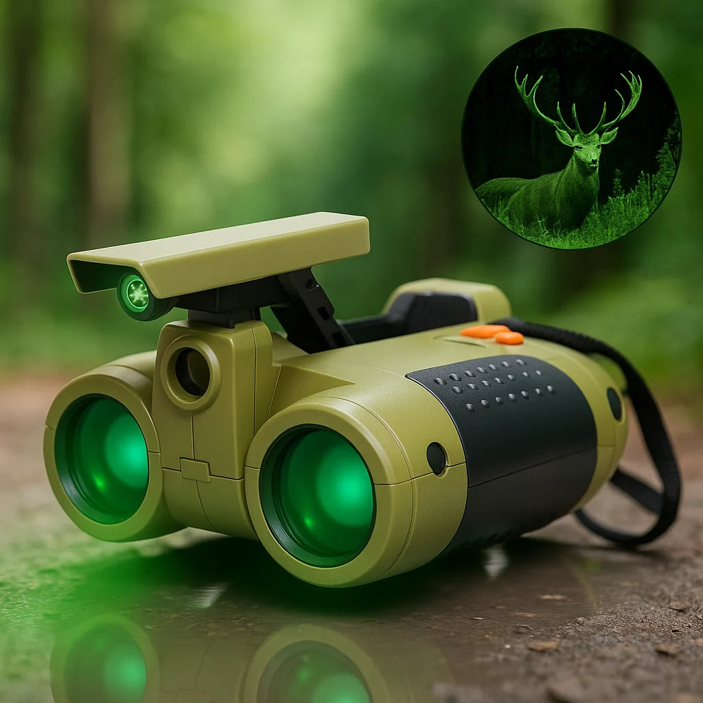 Kids Binoculars | Night Vision & Lightweight | 25 ft Range
