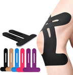 Kinesiology Tape | Pre-Cut Knee Support & Breathable Cotton | 10 Pieces