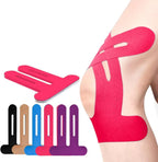 Kinesiology Tape | Pre-Cut Knee Support & Breathable Cotton | 10 Pieces