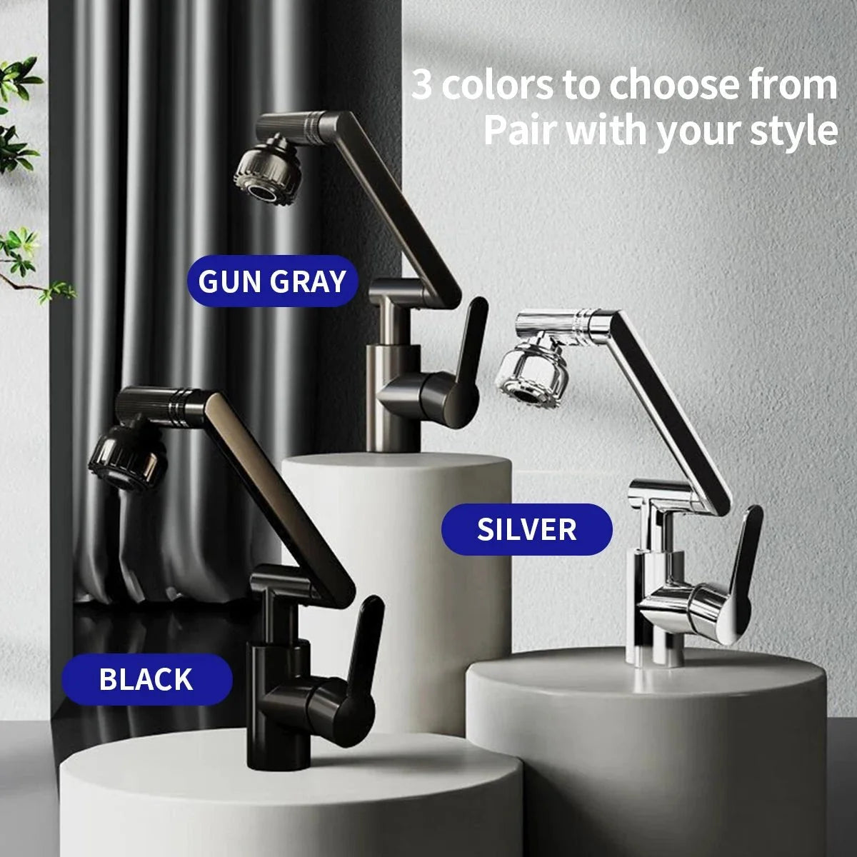 Kitchen Faucet | Flexible Robotic Arm & 360° Rotation