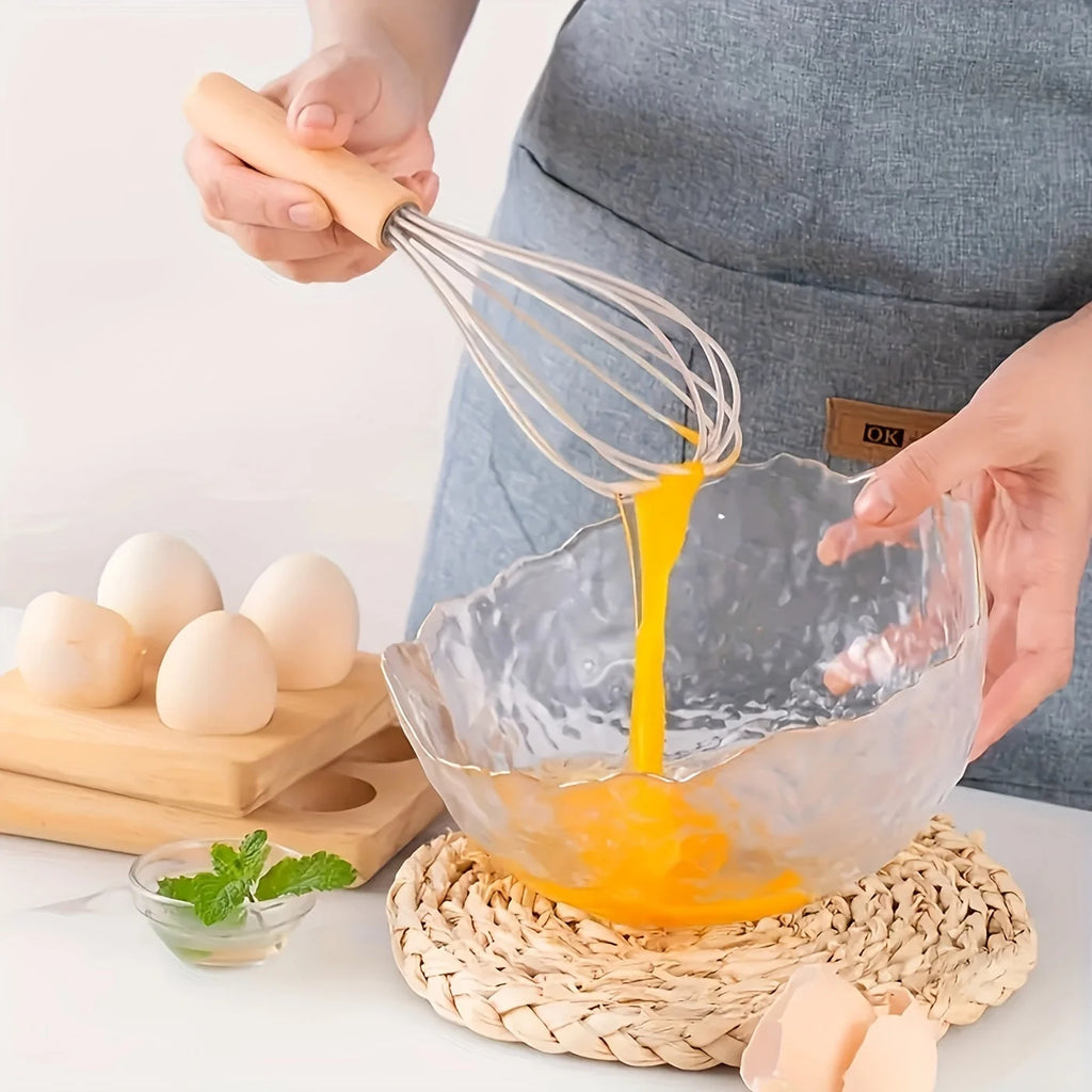 Kitchen Utensil Set | Heat-Resistant Silicone & Wooden Handles | Set of 12