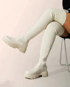 Knee-High Boots | Stretch-Knit & Comfortable