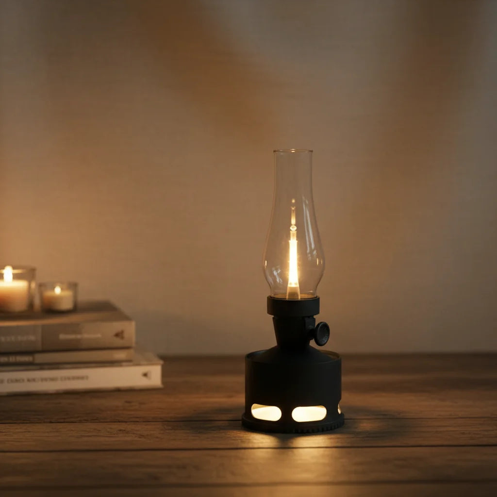 Lantern | Flame-Free LED, USB-C Rechargeable & Tilt Sensor