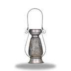 Lantern Lamp | Solar-Powered Pierced Pattern & Warm Glow | Indoor/Outdoor
