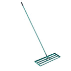 Lawn Rake | Aluminum Alloy Base & Ergonomic Long Handle | 91 x 25 cm