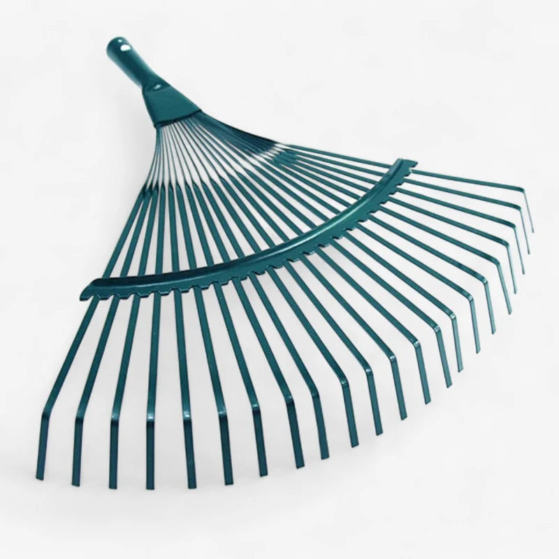 Leaf Rake Head | Carbon Steel & Anti-Rust Coating | 22 Teeth