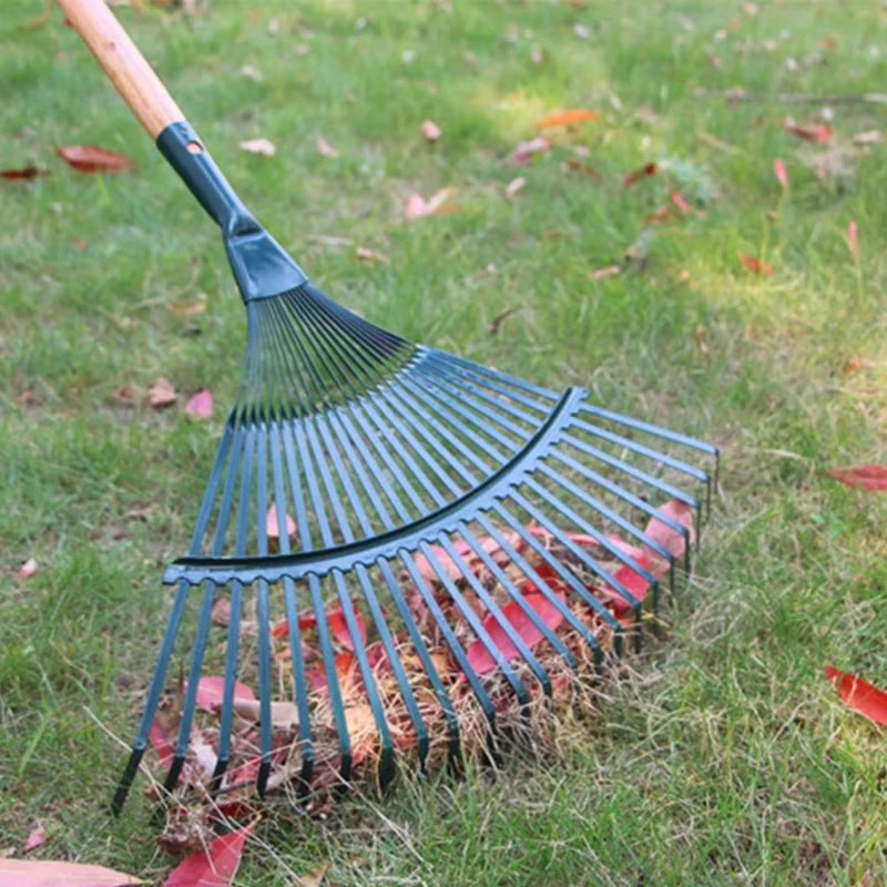 Leaf Rake Head | Carbon Steel & Anti-Rust Coating | 22 Teeth