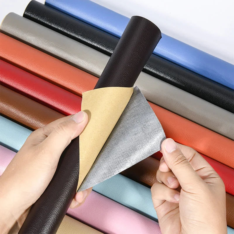 Leather Repair Patch | Self-Adhesive PU Leather | 20 x 54 in