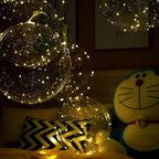LED Balloons | Transparent With Warm White Fairy Lights | Set of 10