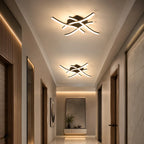 LED Ceiling Light | Curved Aluminum & Silicone | Adjustable Color Temp