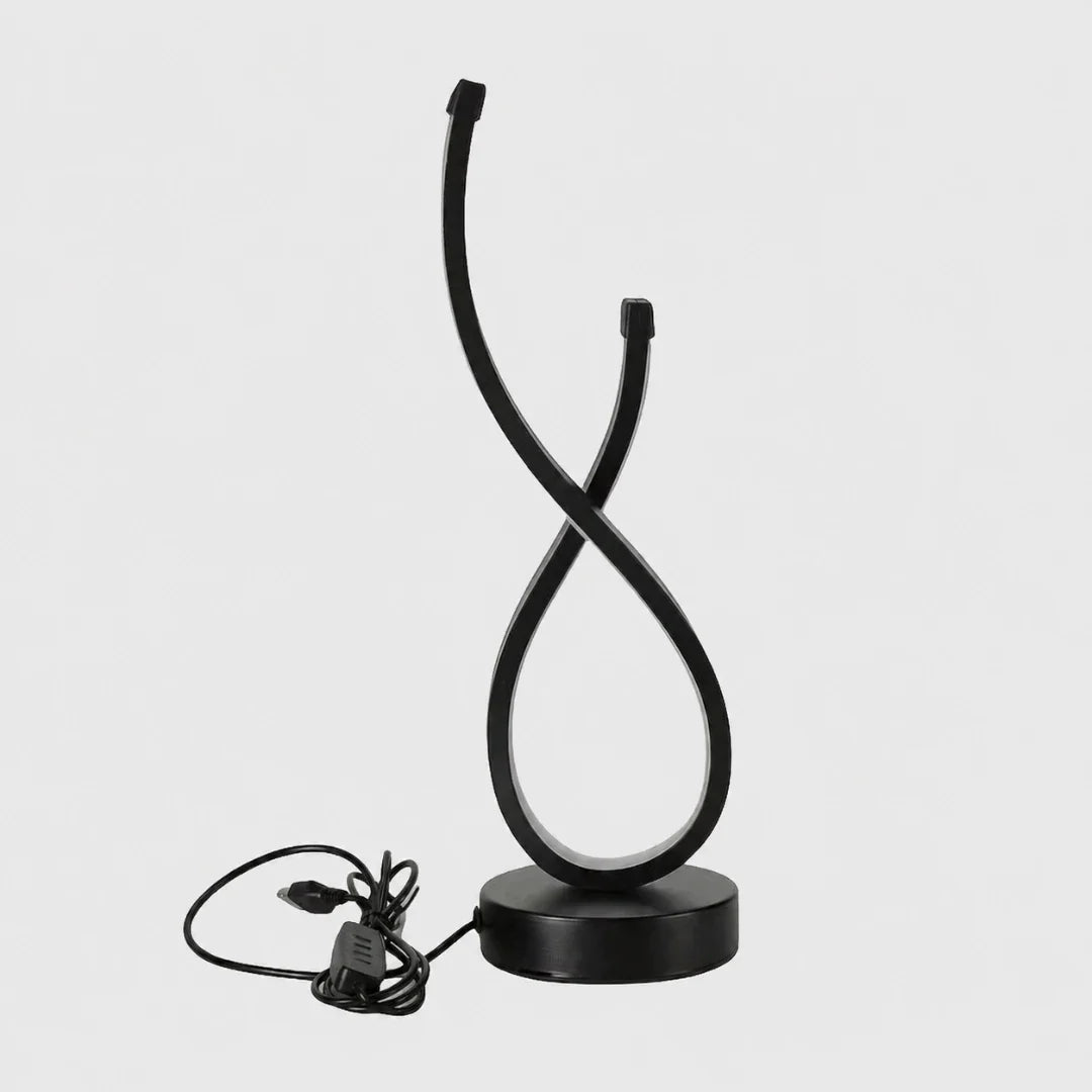 LED Desk Lamp | Infinity Loop & 3 Light Modes | 36 x 11 cm