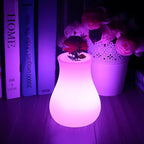 LED Flower Vase | USB-Rechargeable & IP65 Waterproof | 11 x 11 x 15 cm