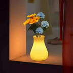 LED Flower Vase | USB-Rechargeable & IP65 Waterproof | 11 x 11 x 15 cm