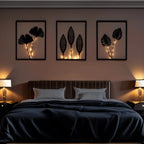 LED Frame Lamp Set | Color-Changing & Battery-Powered | Set of 3