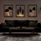 LED Frame Lamp Set | Color-Changing & Battery-Powered | Set of 3