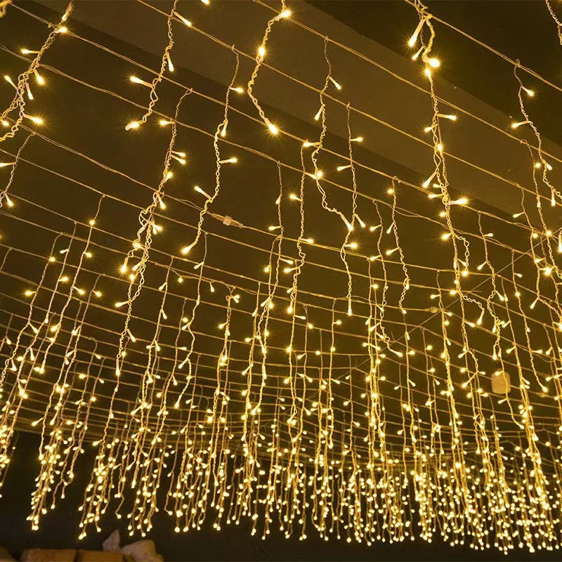 LED Icicle Lights | 36V Low-Voltage & Weatherproof | 50 m