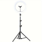 LED Ring Light | Adjustable Tripod & Phone Holder | 26 cm