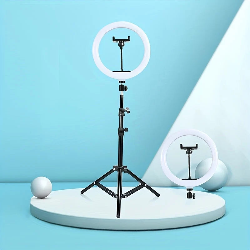 LED Ring Light | Adjustable Tripod & Phone Holder | 26 cm